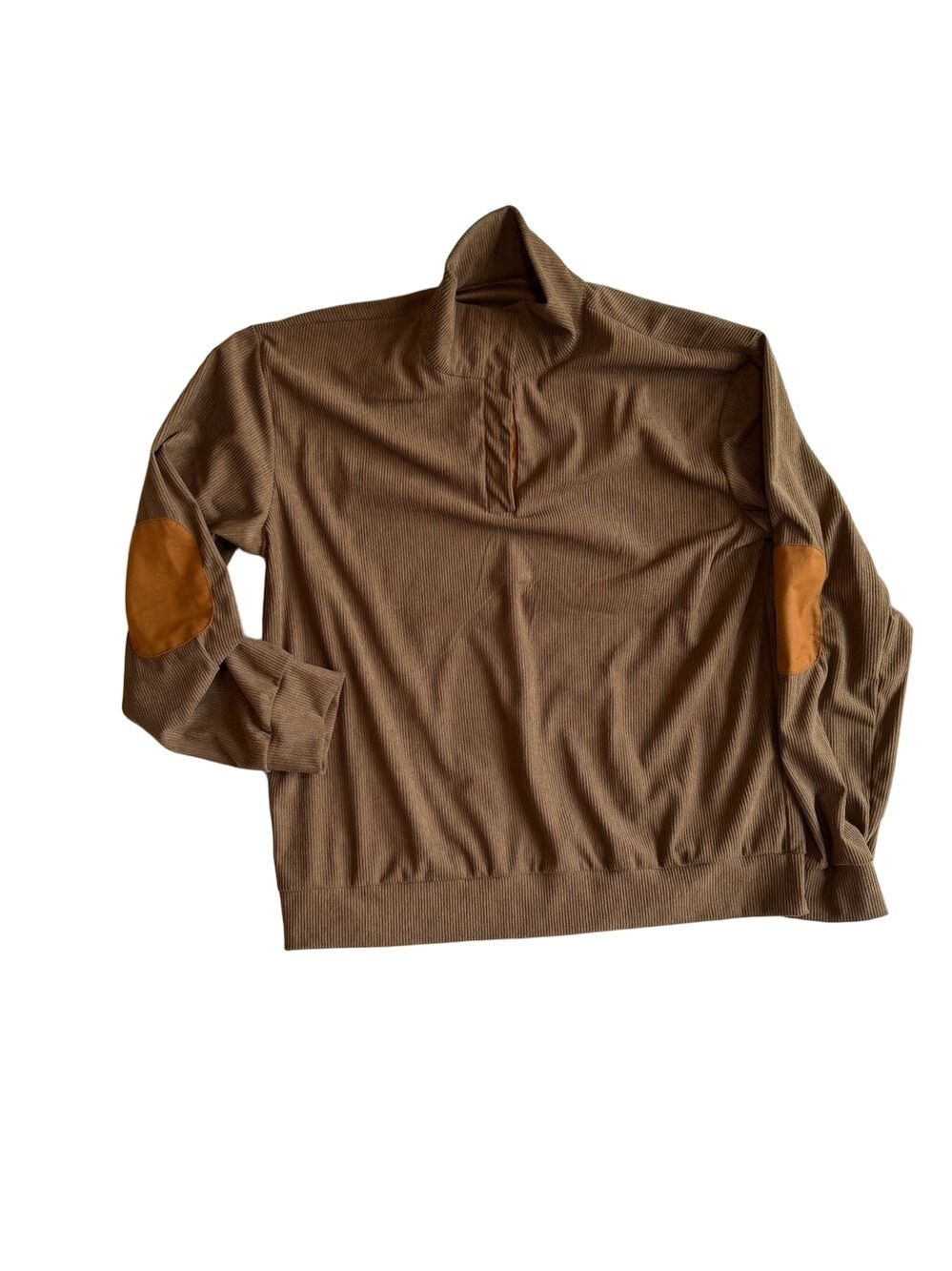 Men's Corduroy Like Material With Elbow Pads Size XL #260385